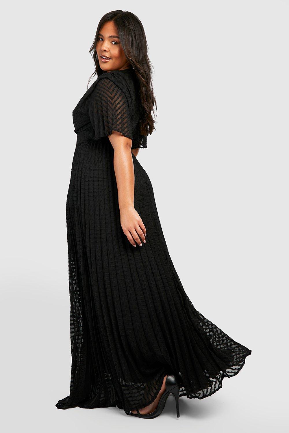 Chiffon maxi online jurk