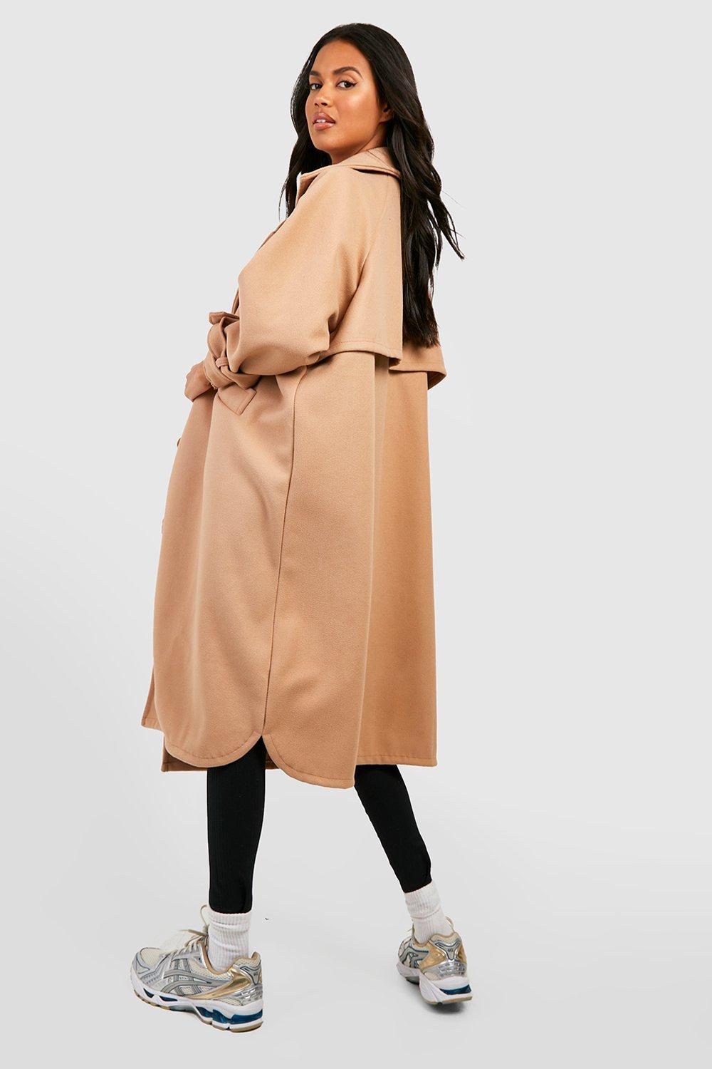 oversized wool wrap coat