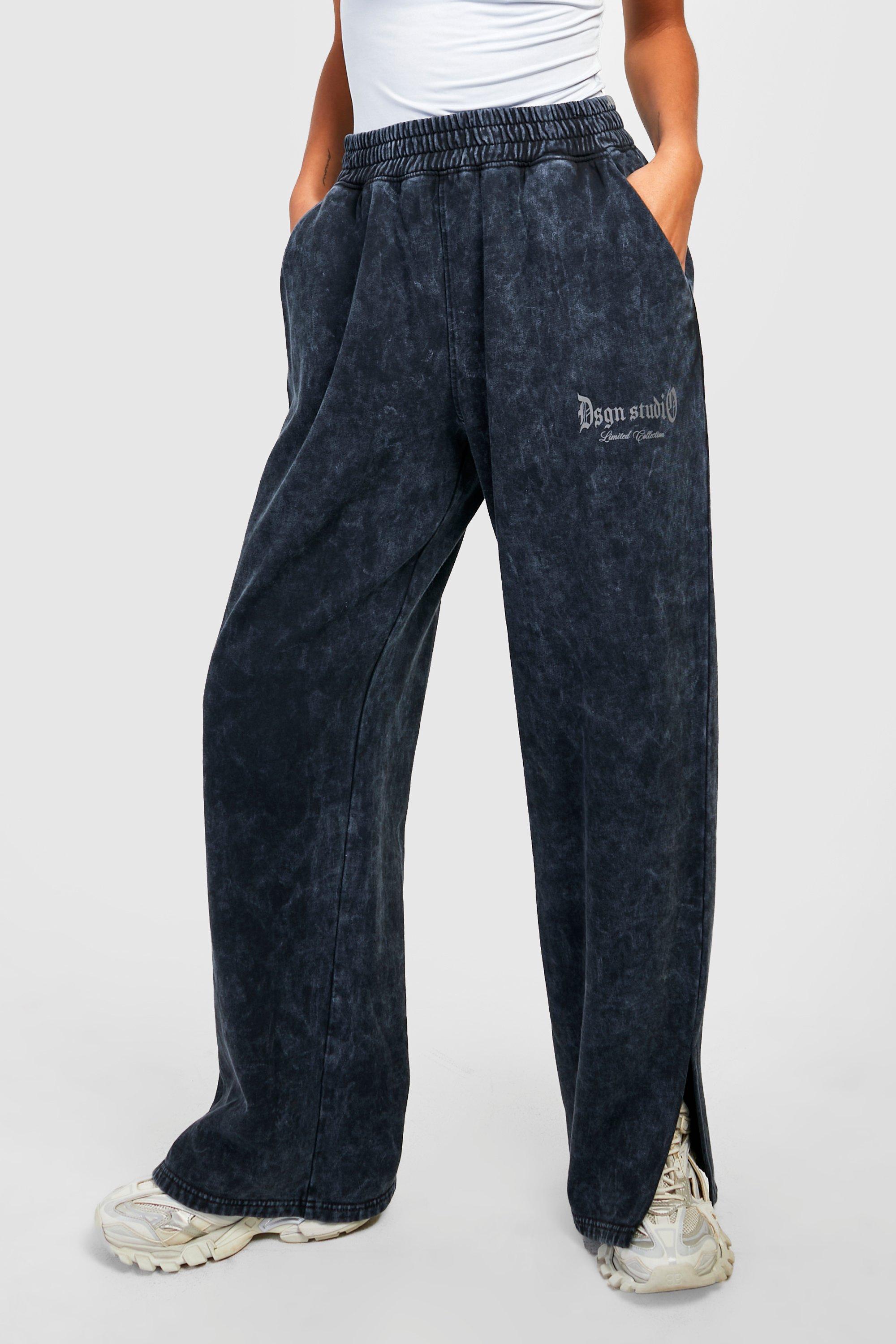 Boohoo acid wash discount joggers