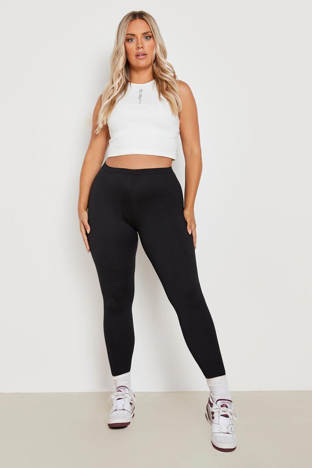 Plus Basic Leggings boohoo CA