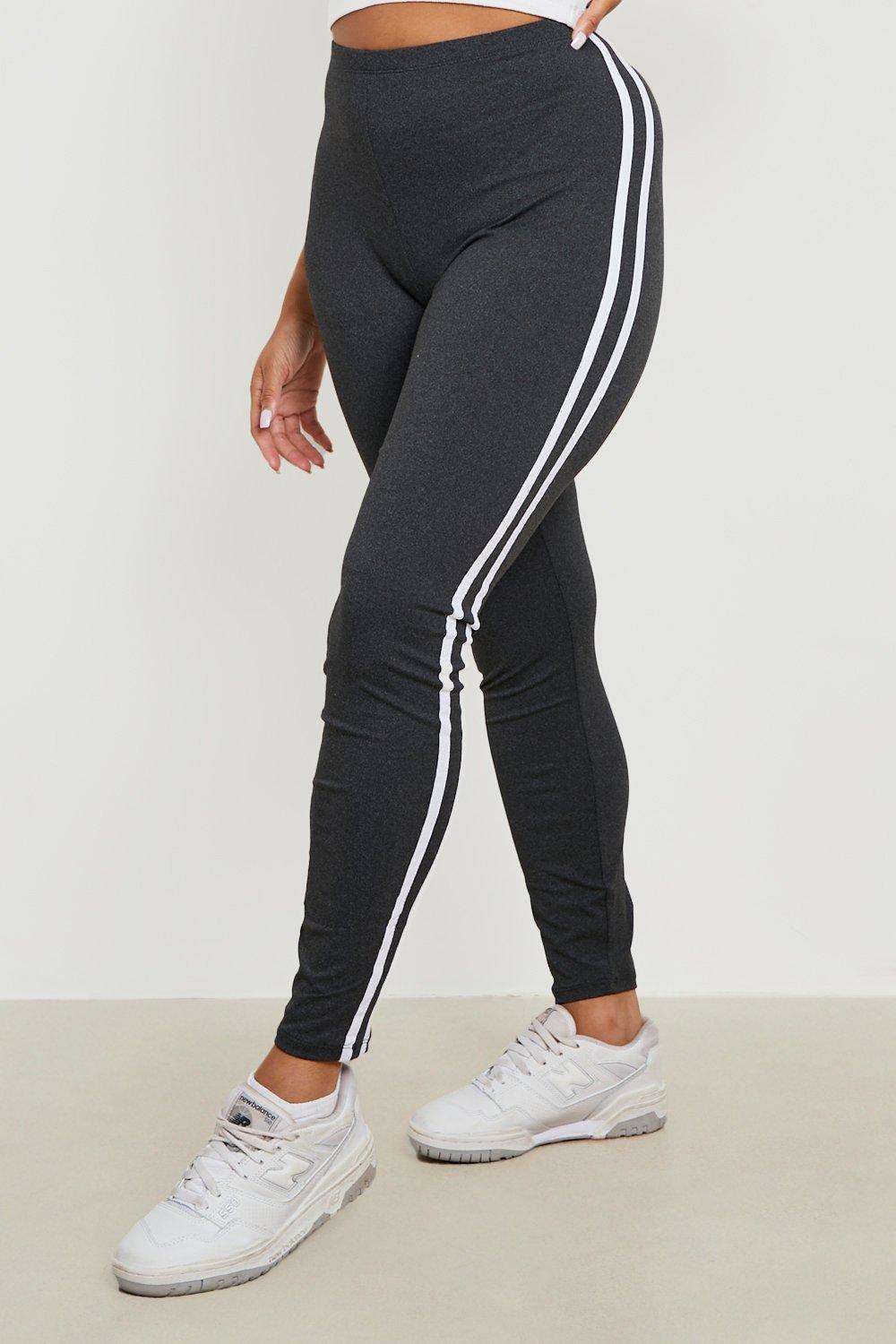 Grande taille Legging rayures sur le c t boohoo