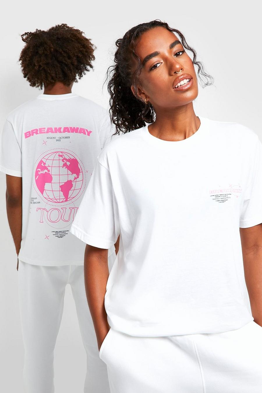 Ecru white Breakaway Festival Oversized T-shirt  image number 1