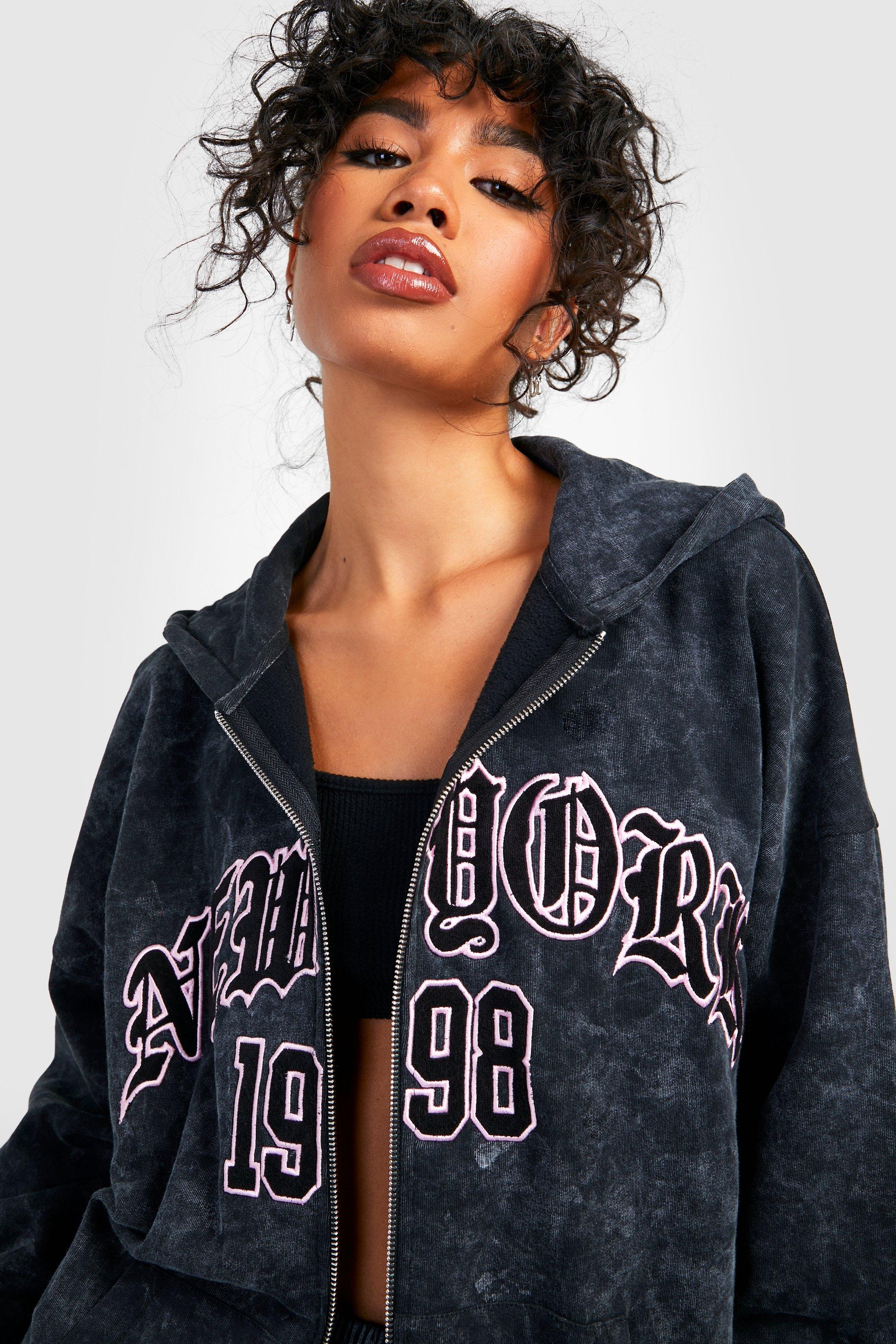 Zip up hoodie online missguided