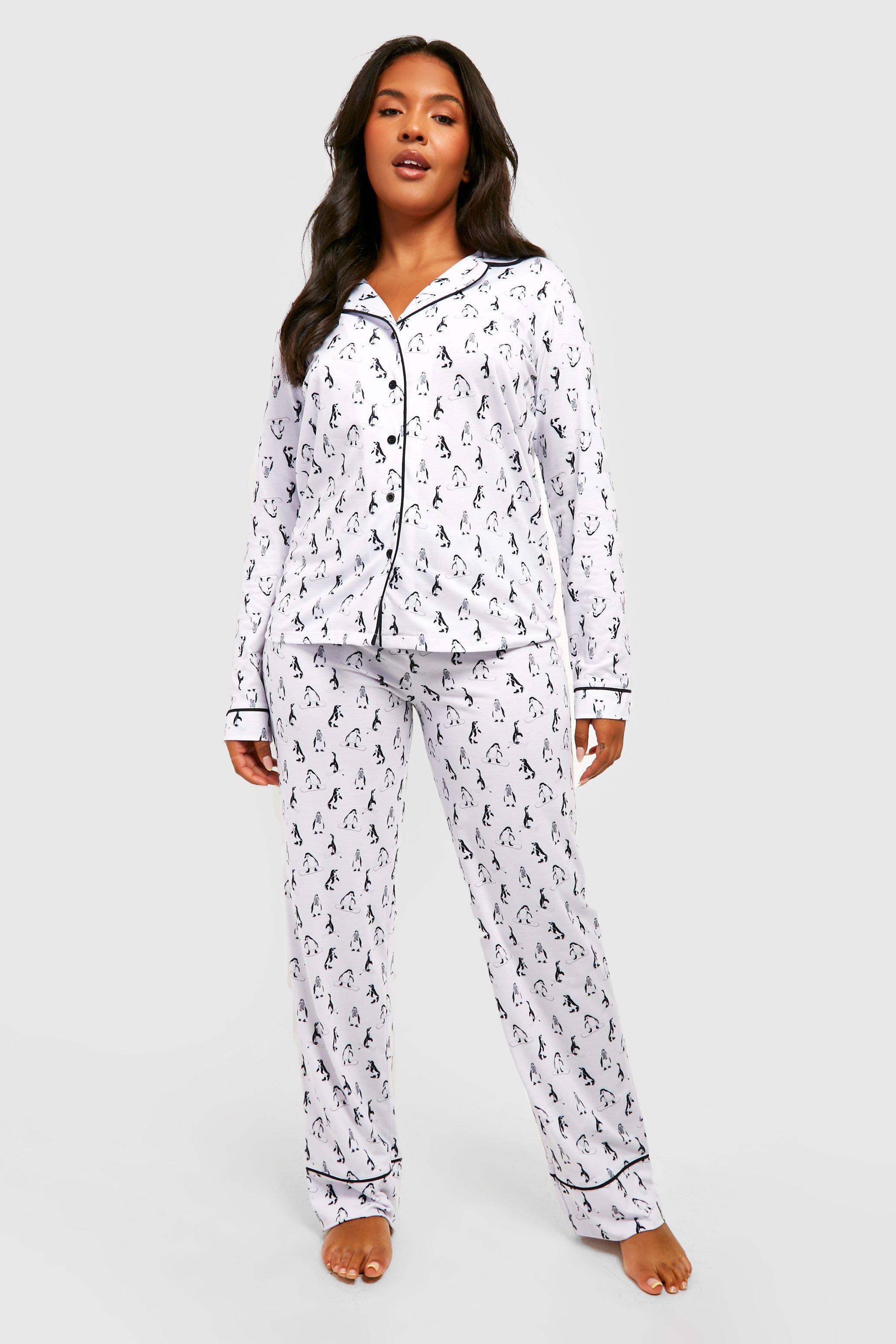 Holiday Time Family Penguin PJ Set - Women's and Women's Plus 