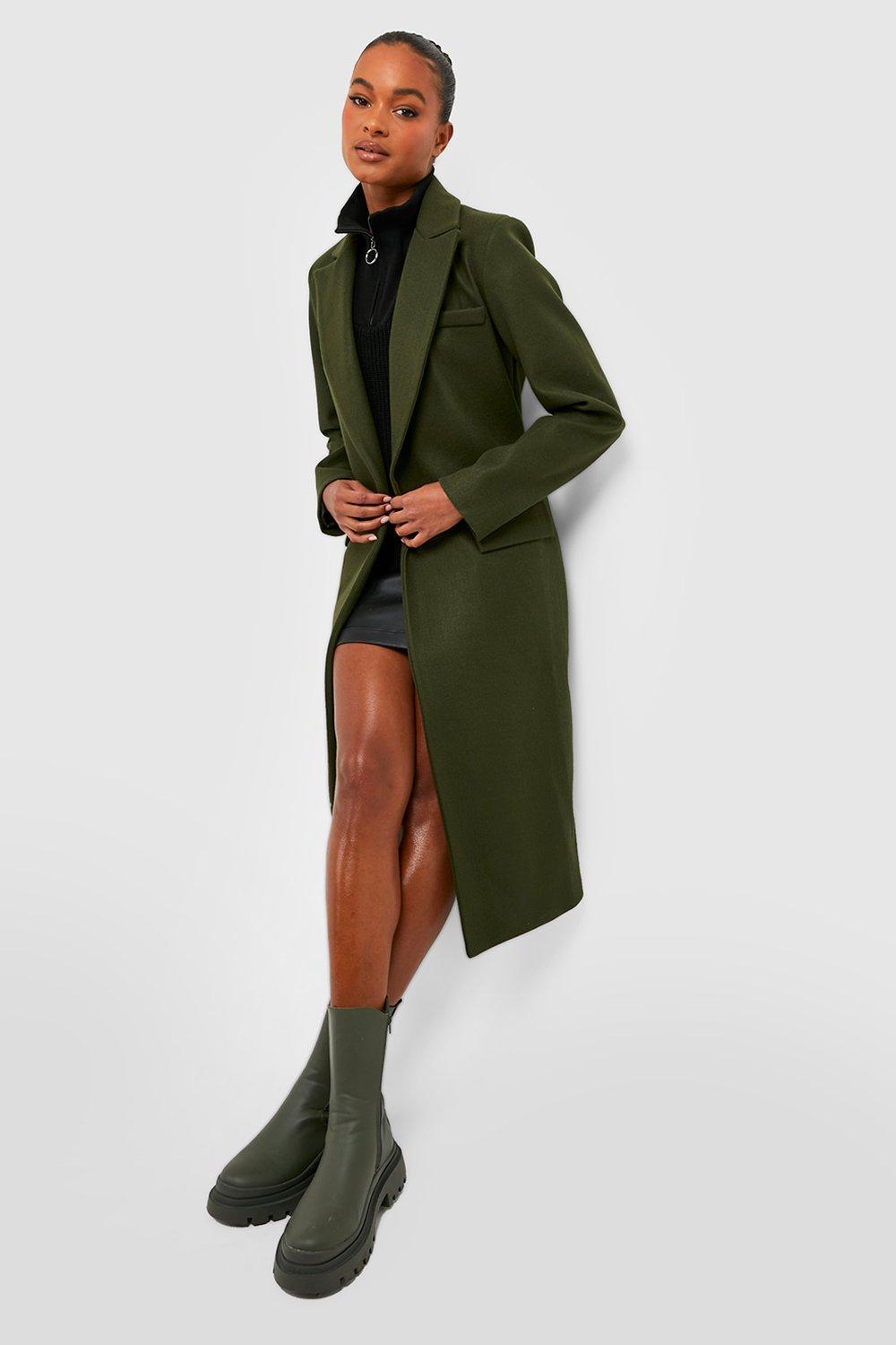 Boohoo tall outlet coat