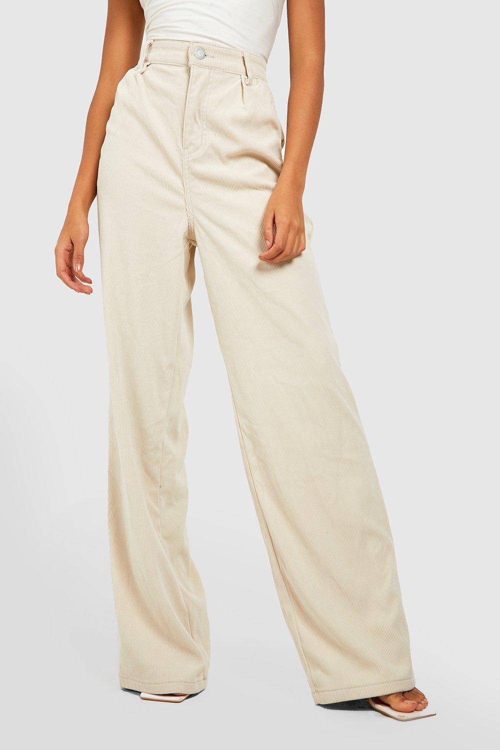 Cozy Cord High-Waisted Wide Leg Pant