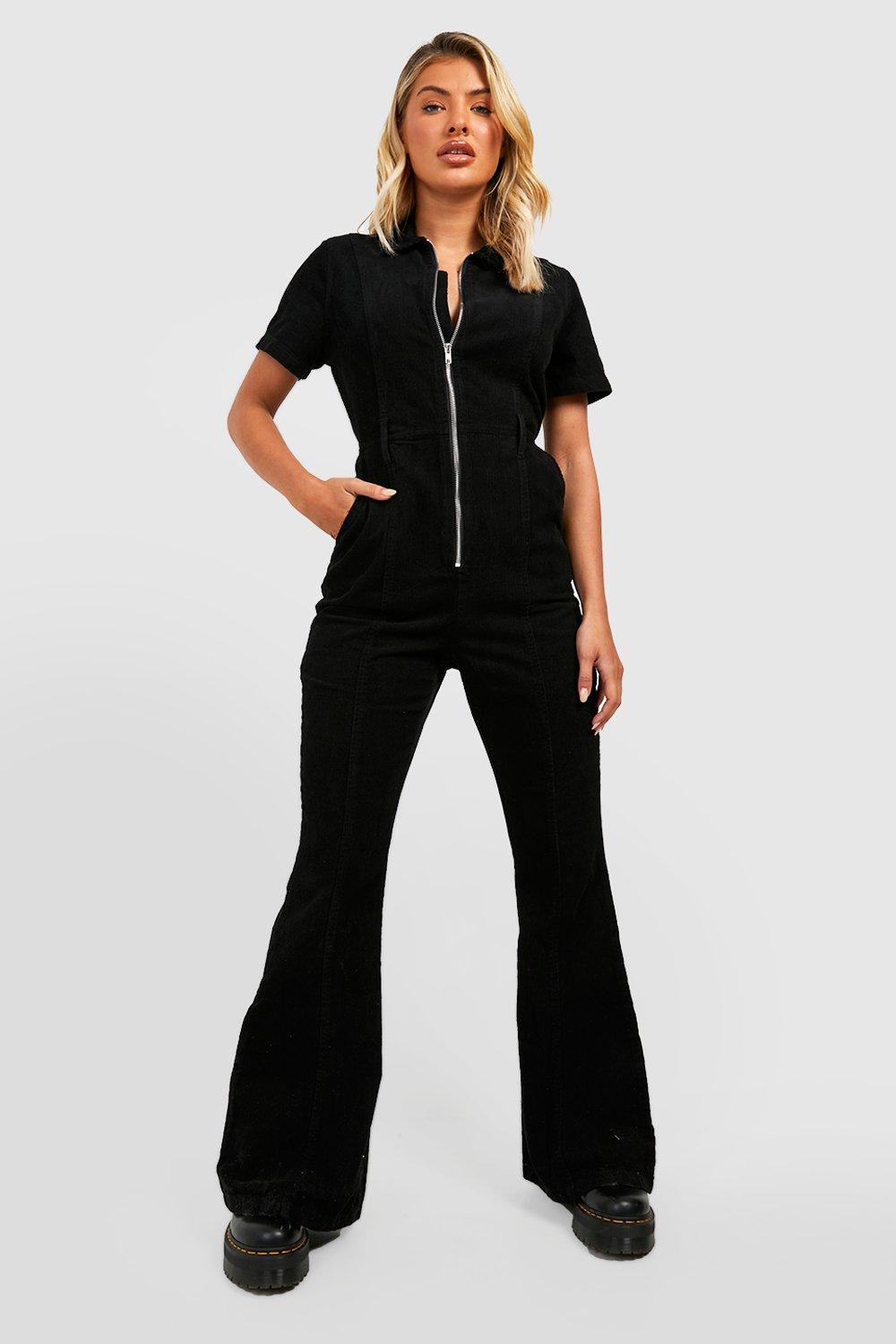 Black store cord jumpsuit