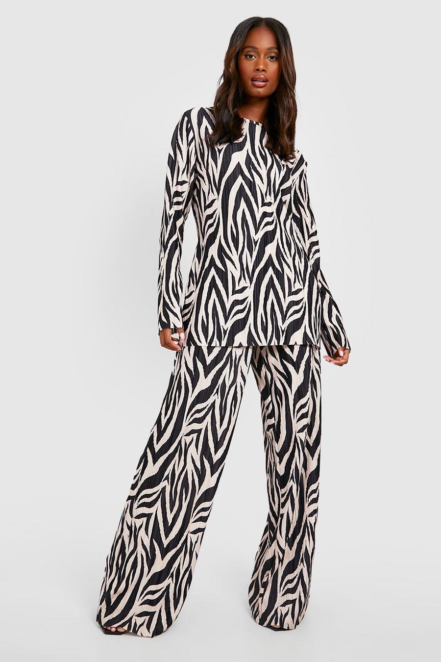 Zebra Print Clothing | Zebra Print Dresses & Trousers | boohoo UK