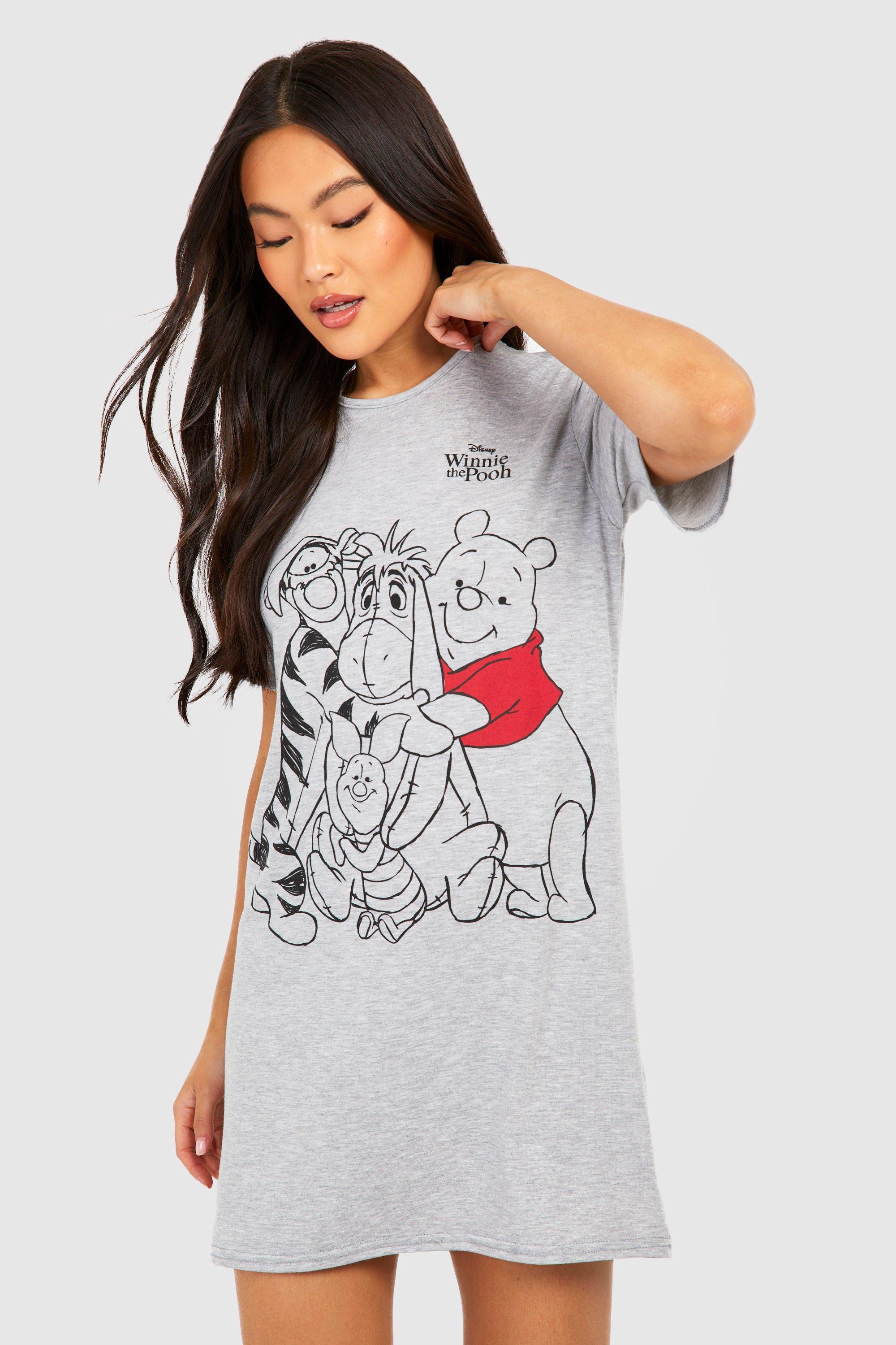 Blijven conjunctie op vakantie Disney Winnie The Pooh Pyjama T-Shirt | boohoo