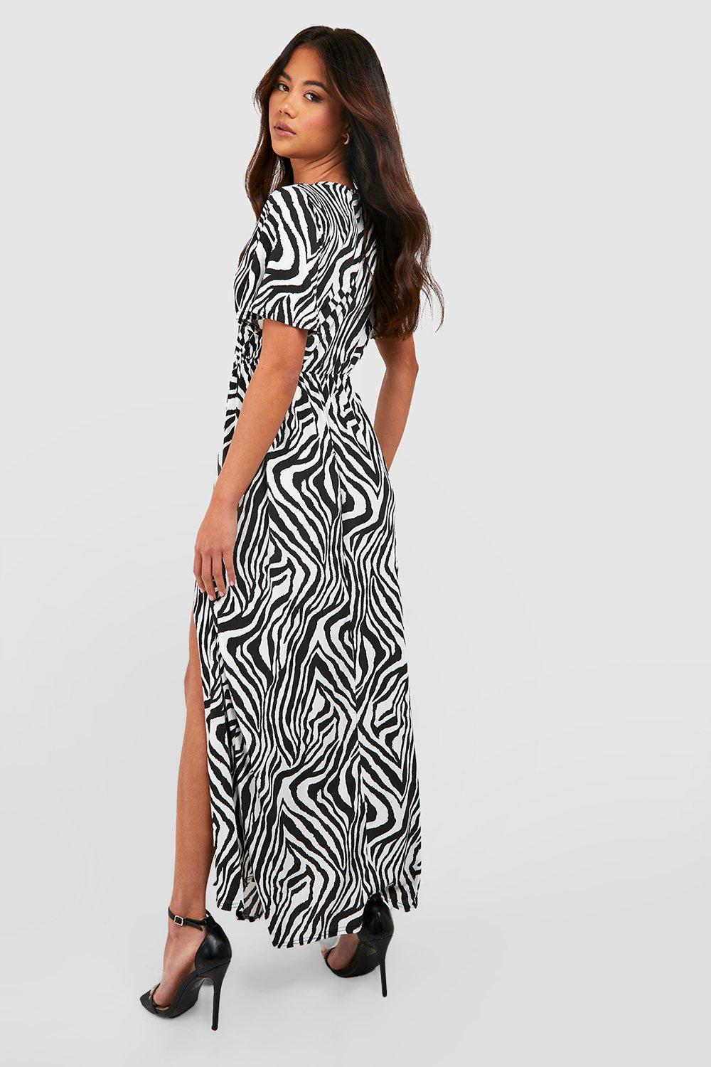 Boohoo monochrome outlet dress