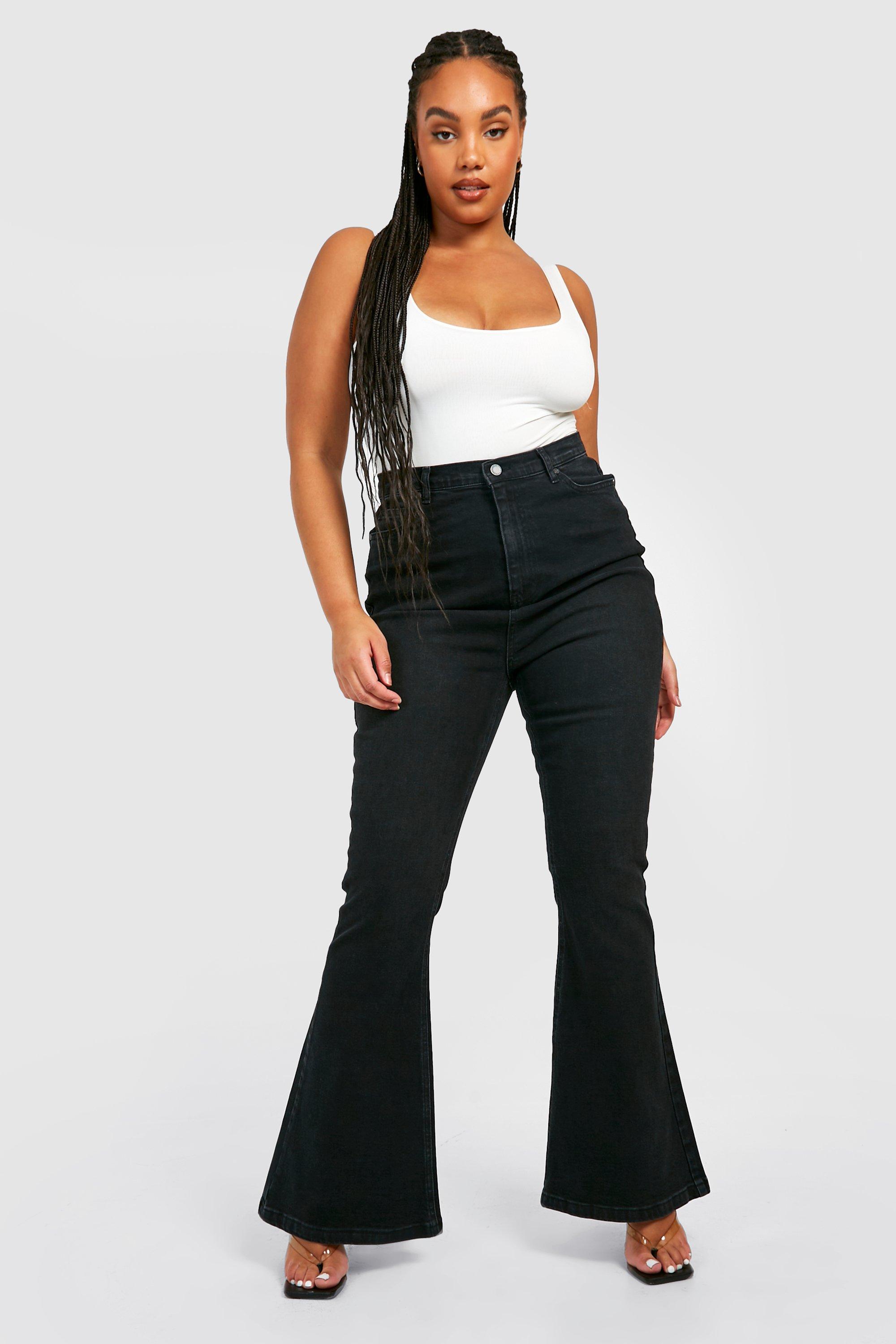 Women's Plus Bum Shaper Stretch Flares