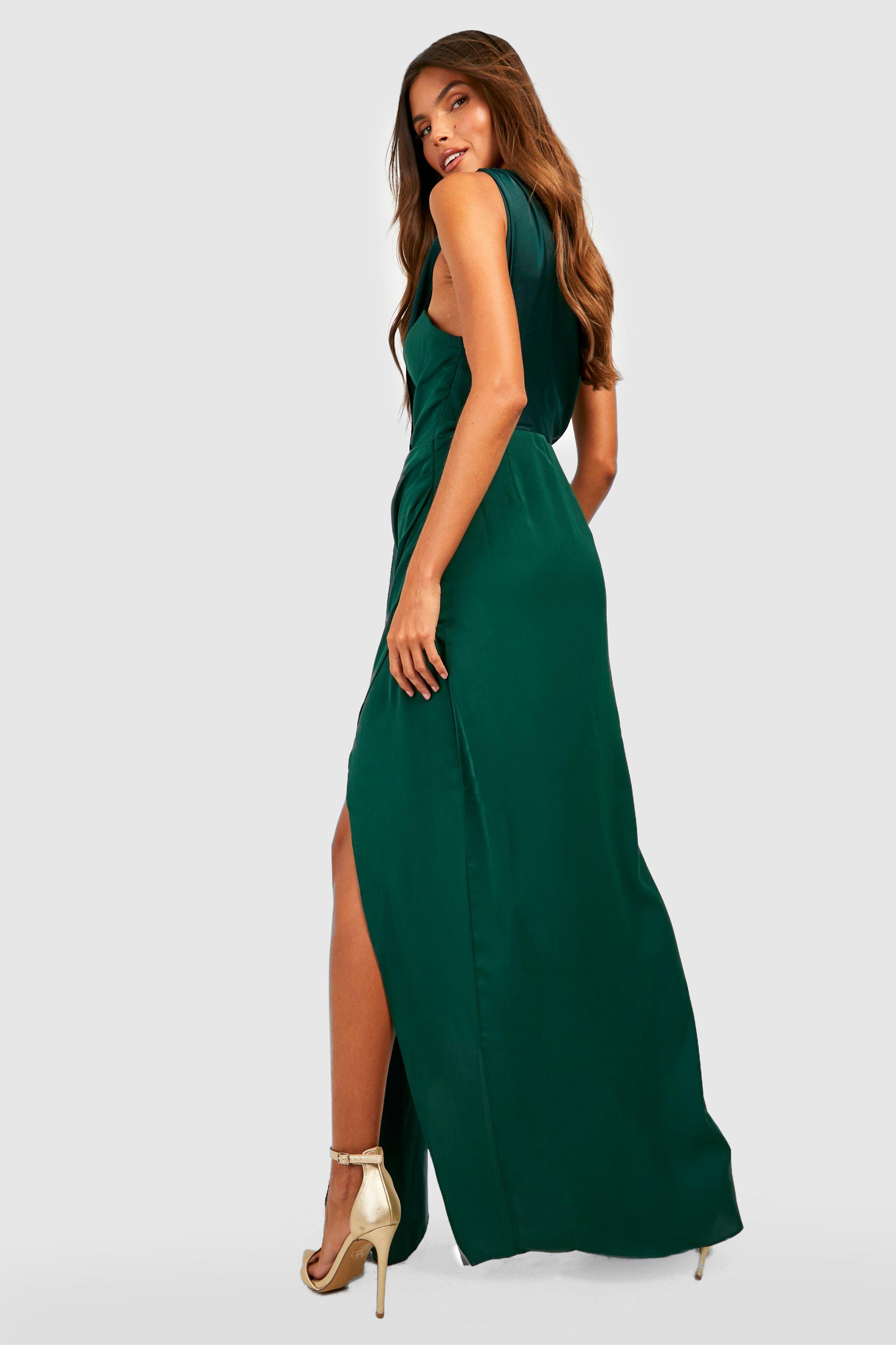 Green maxi dress clearance uk