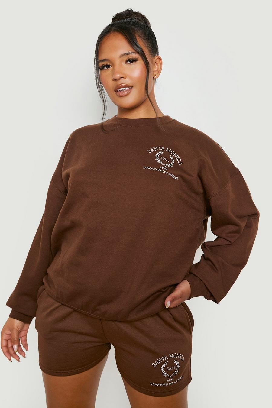 Chocolate Plus - Santa Monica Sweatshirt och shorts image number 1