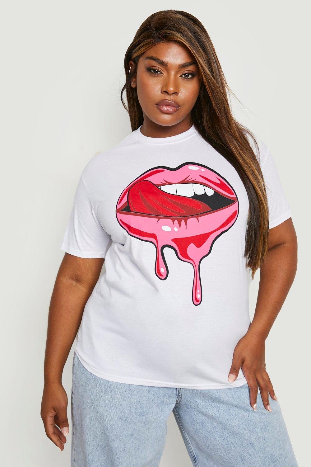 women's white shirt plus size