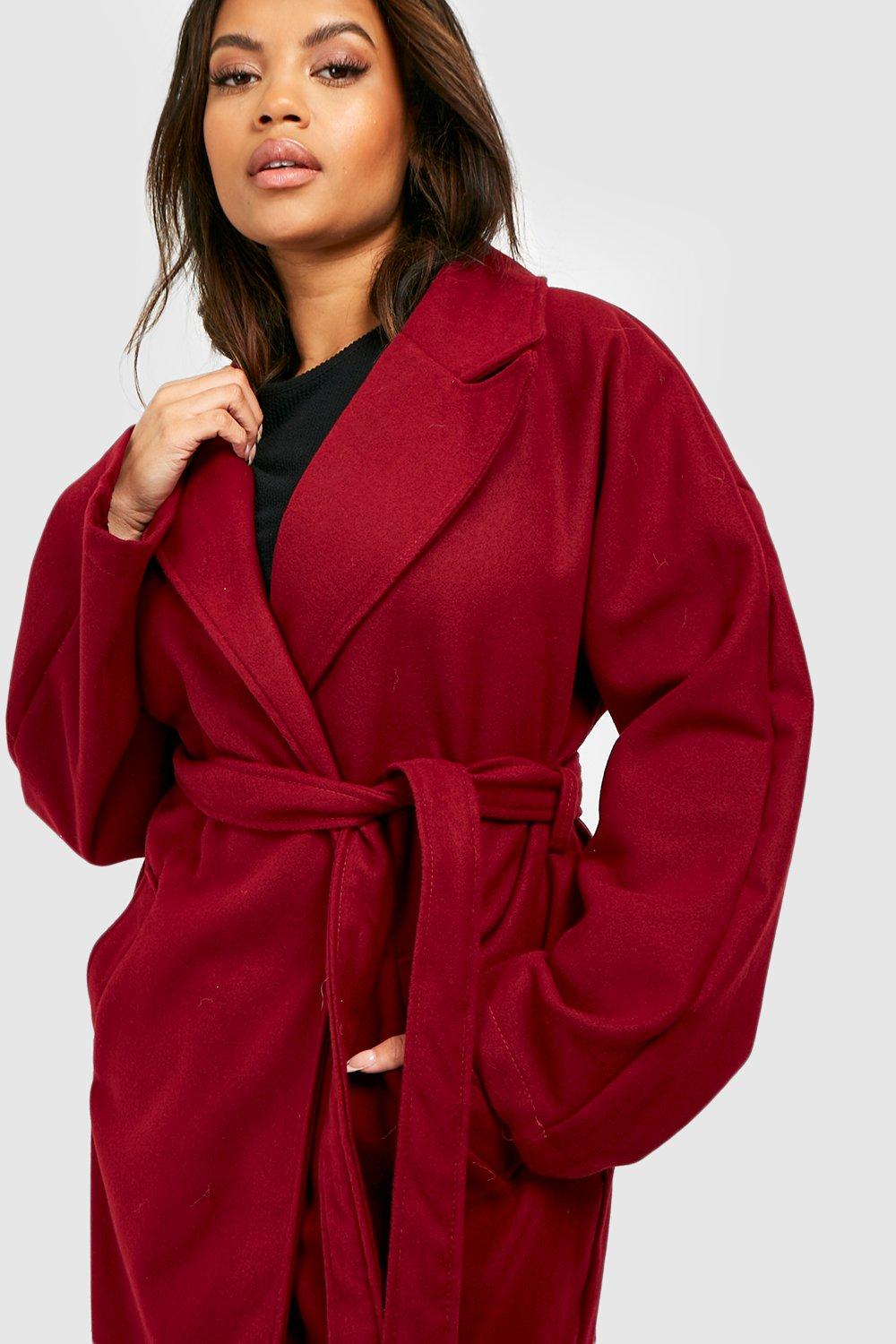 Wine wrap coat sale