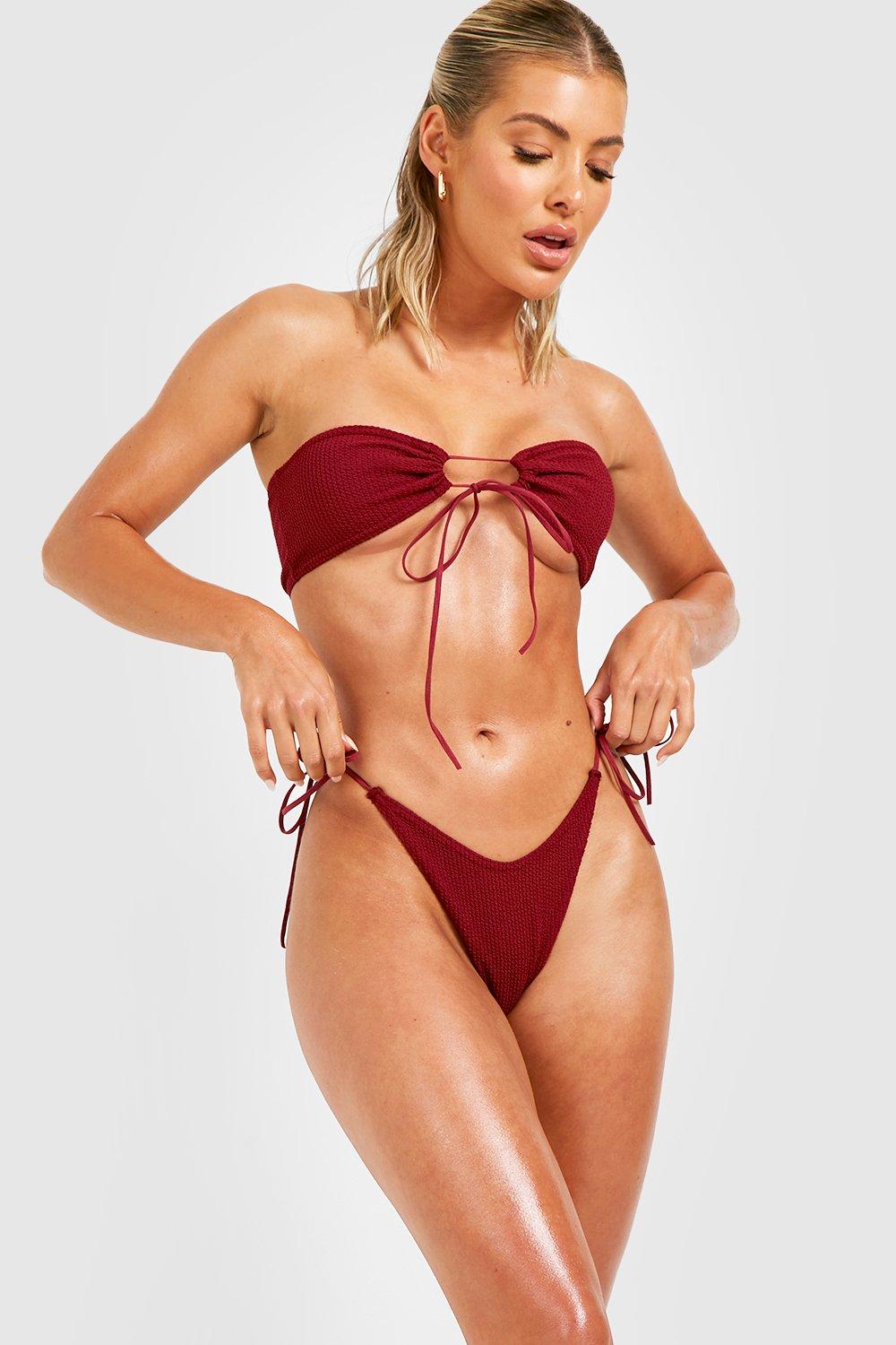 Bandeau tie sale bikini