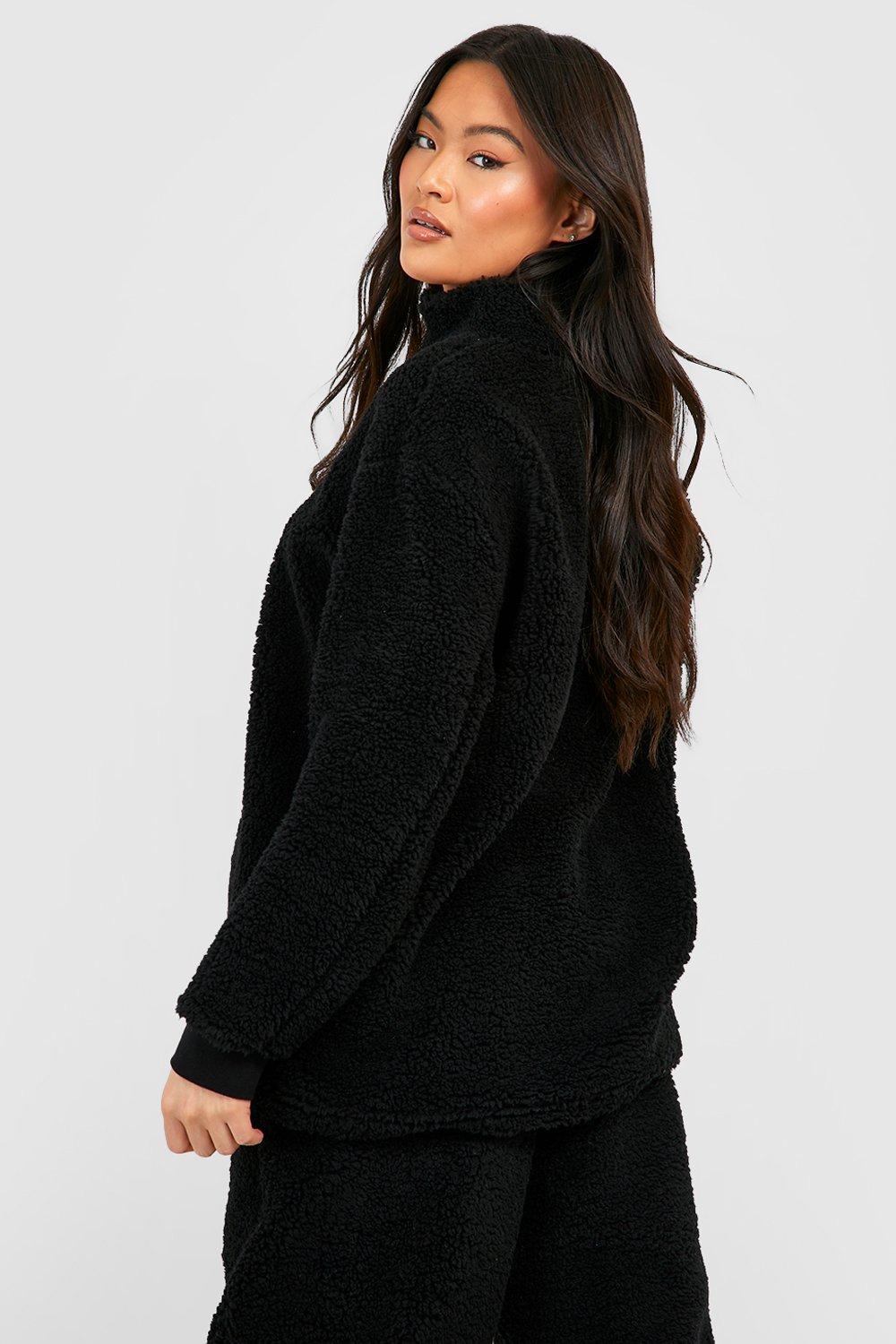 Black on sale borg jumper