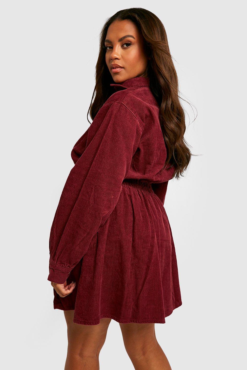 Corduroy best sale skater dress