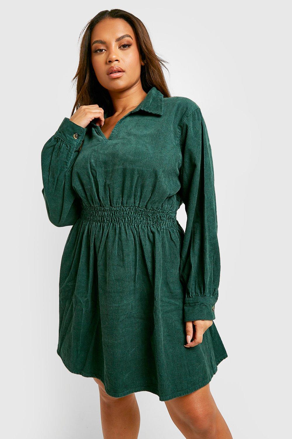 Boohoo shop cord dress