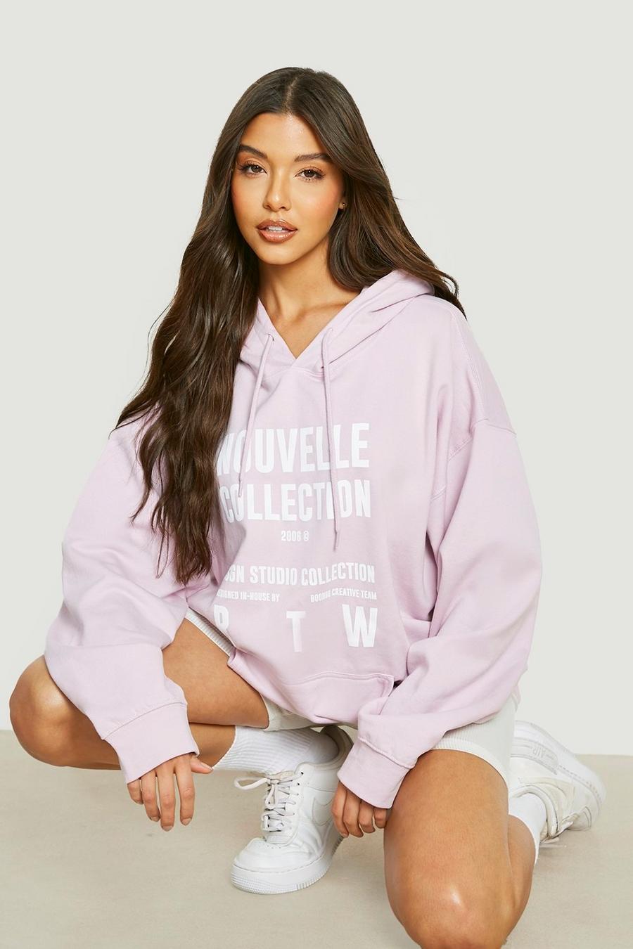 Lilac Nouvelle Collection Oversize hoodie image number 1