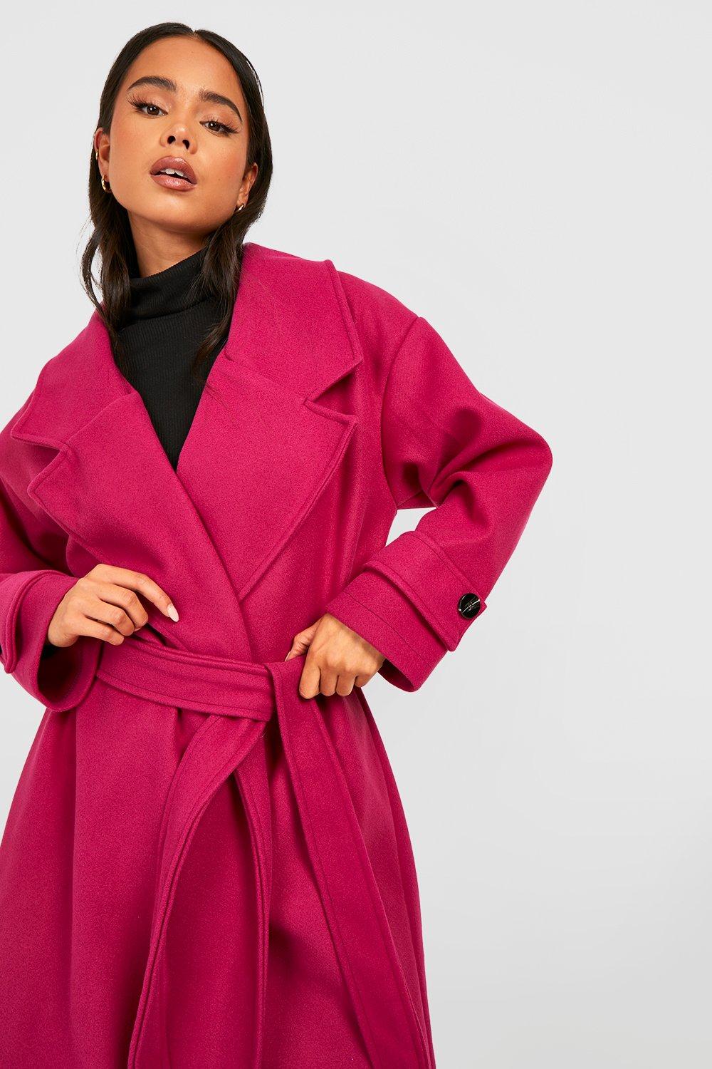 Boohoo Belted Trench Coat