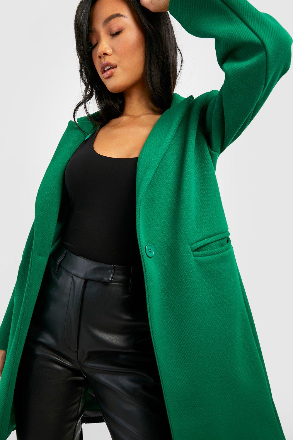 Petite 2025 green coat