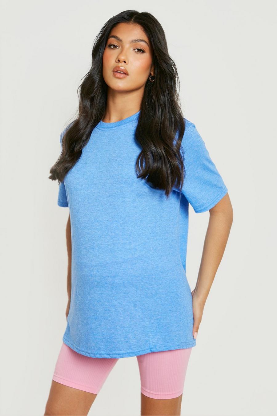 Mid blue Maternity Cotton T-shirt image number 1