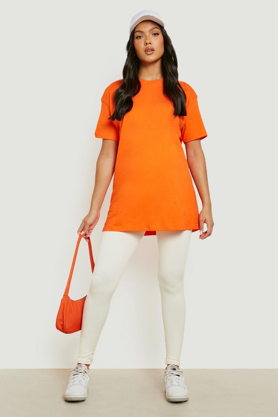 Umstandsmode Baumwoll T-Shirt, Orange image number 1
