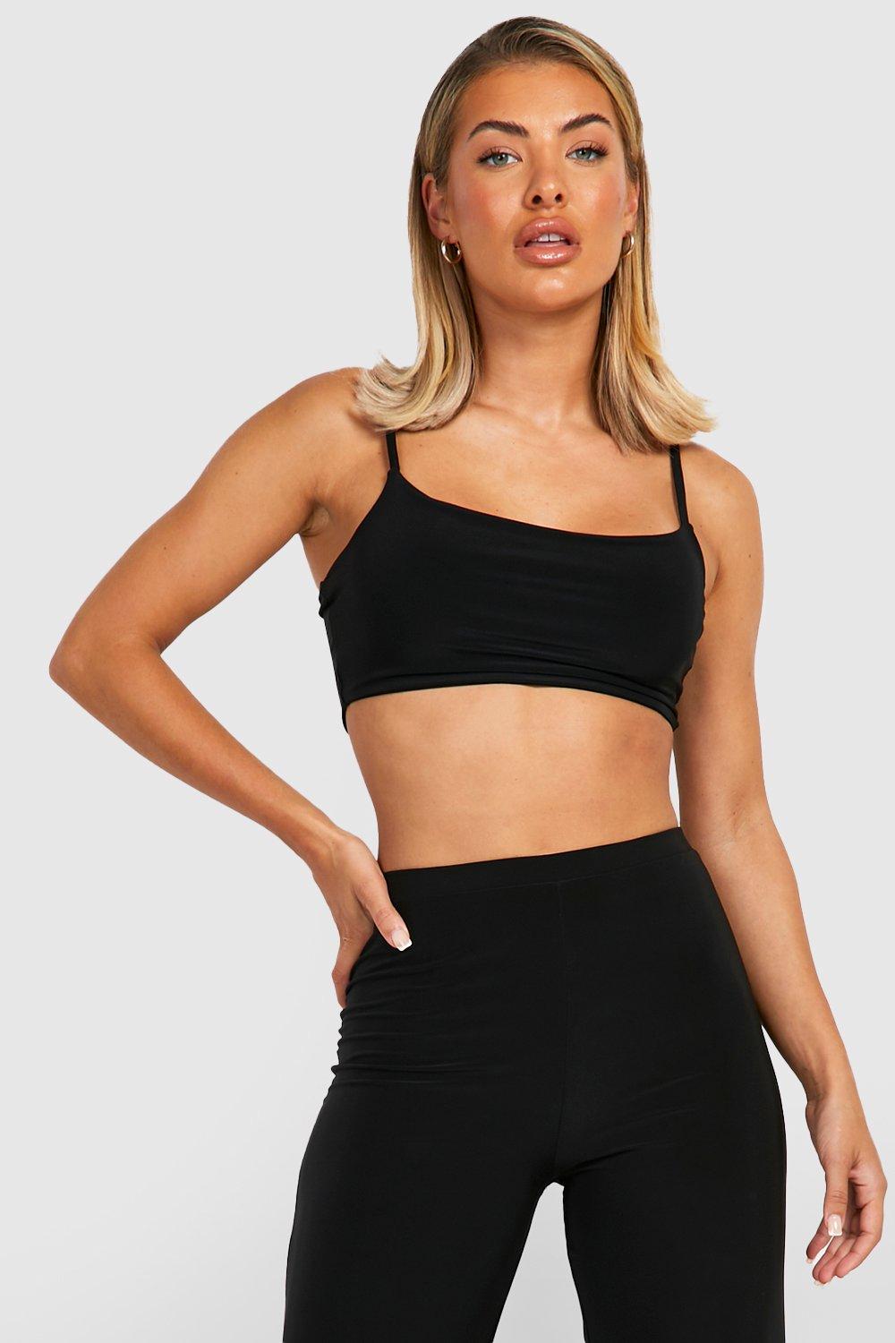 Double Layer Strappy Scoop Bralette