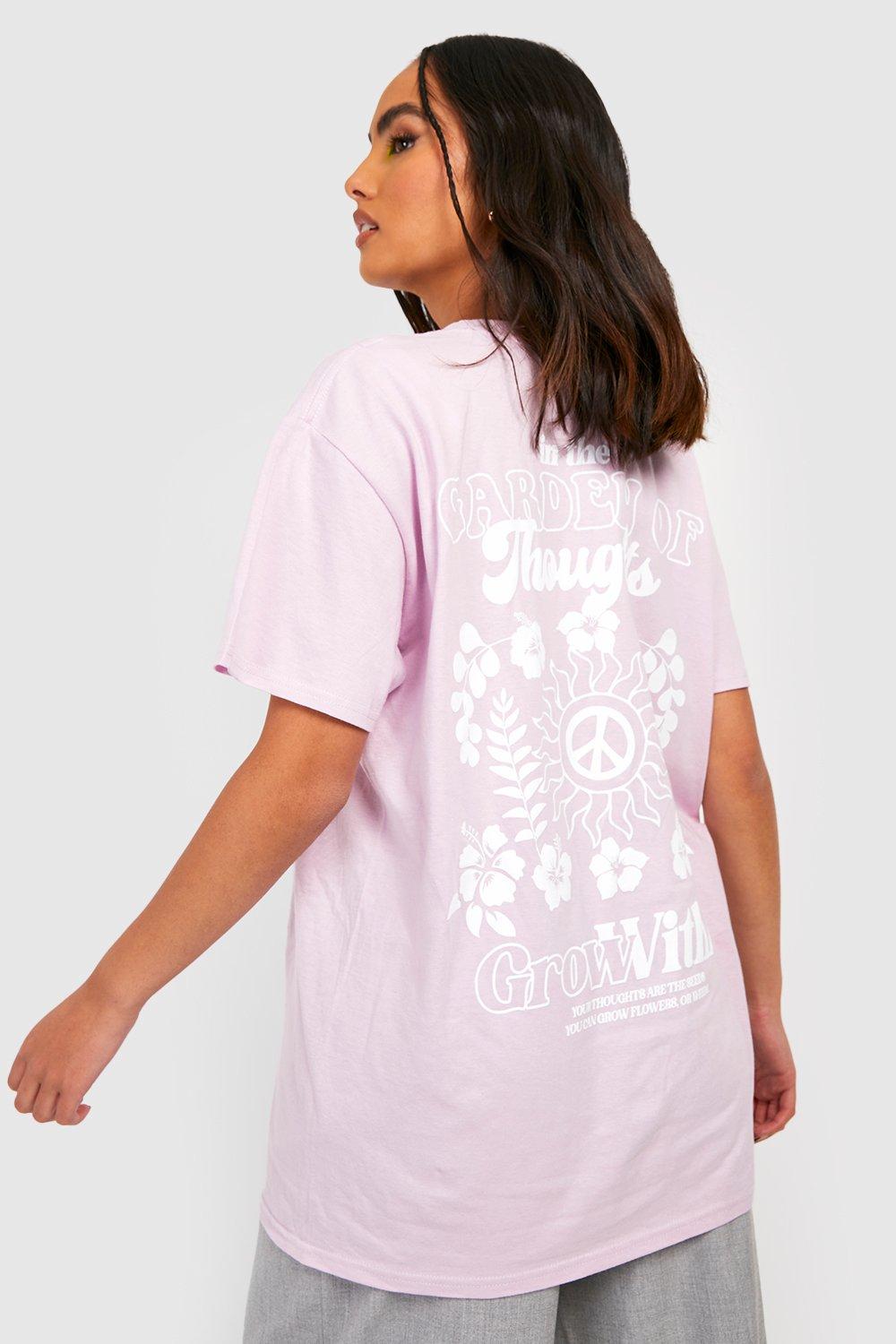 You Can Do It Printed Oversized T-Shirt for Women