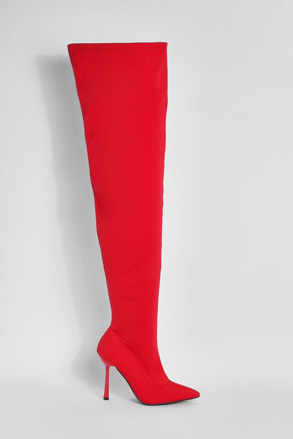 Neoprene thigh 2025 high boots