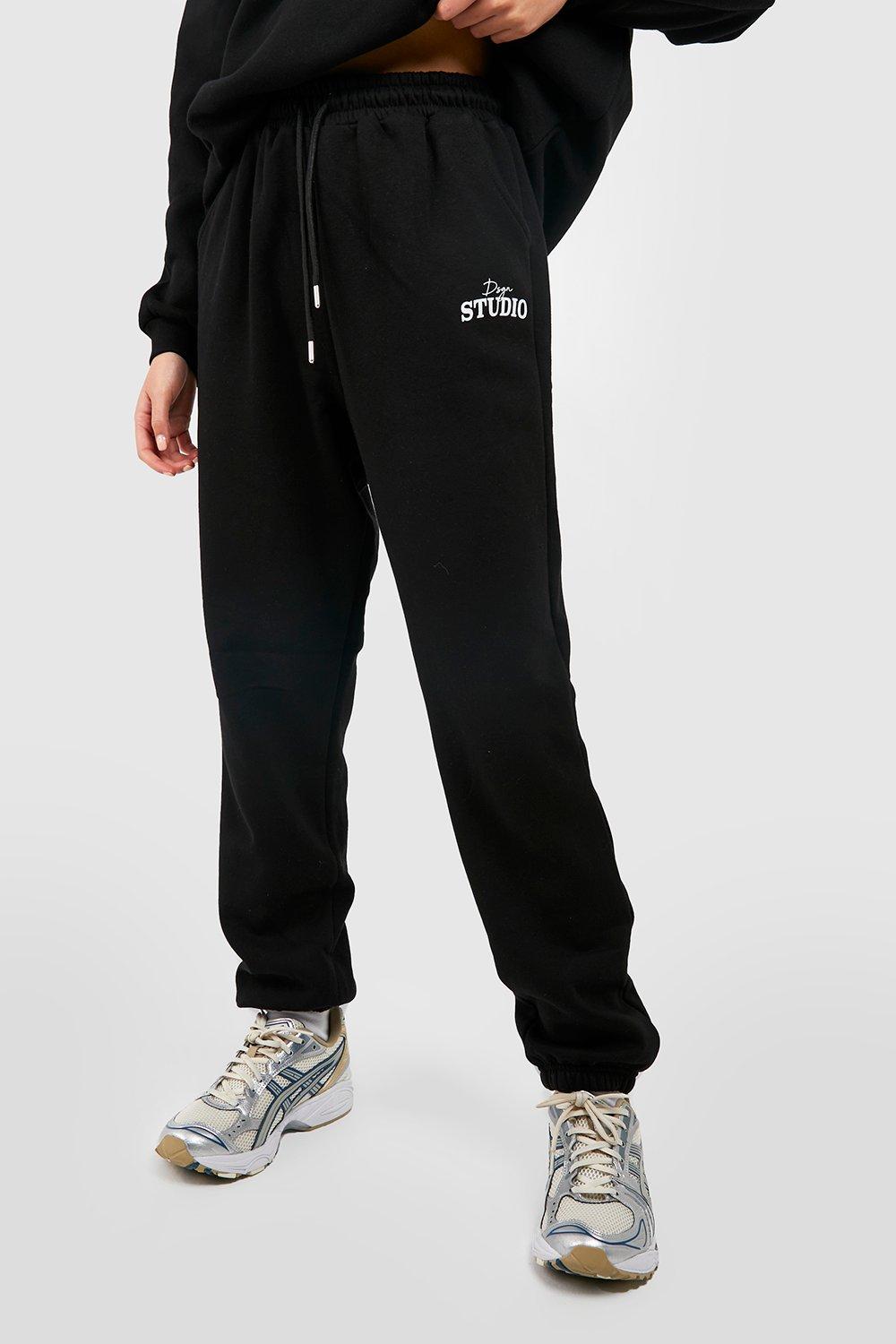 Buy Boohoo Oversized Cuffed Joggers In Black