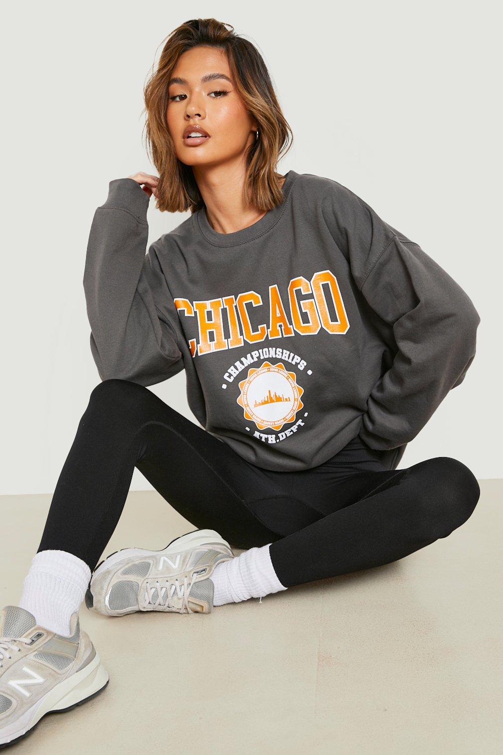 Sweat Oversize Universitaire À Slogan Michigan Boohoo Femme Vêtements Pulls & Gilets Pulls Sweatshirts 