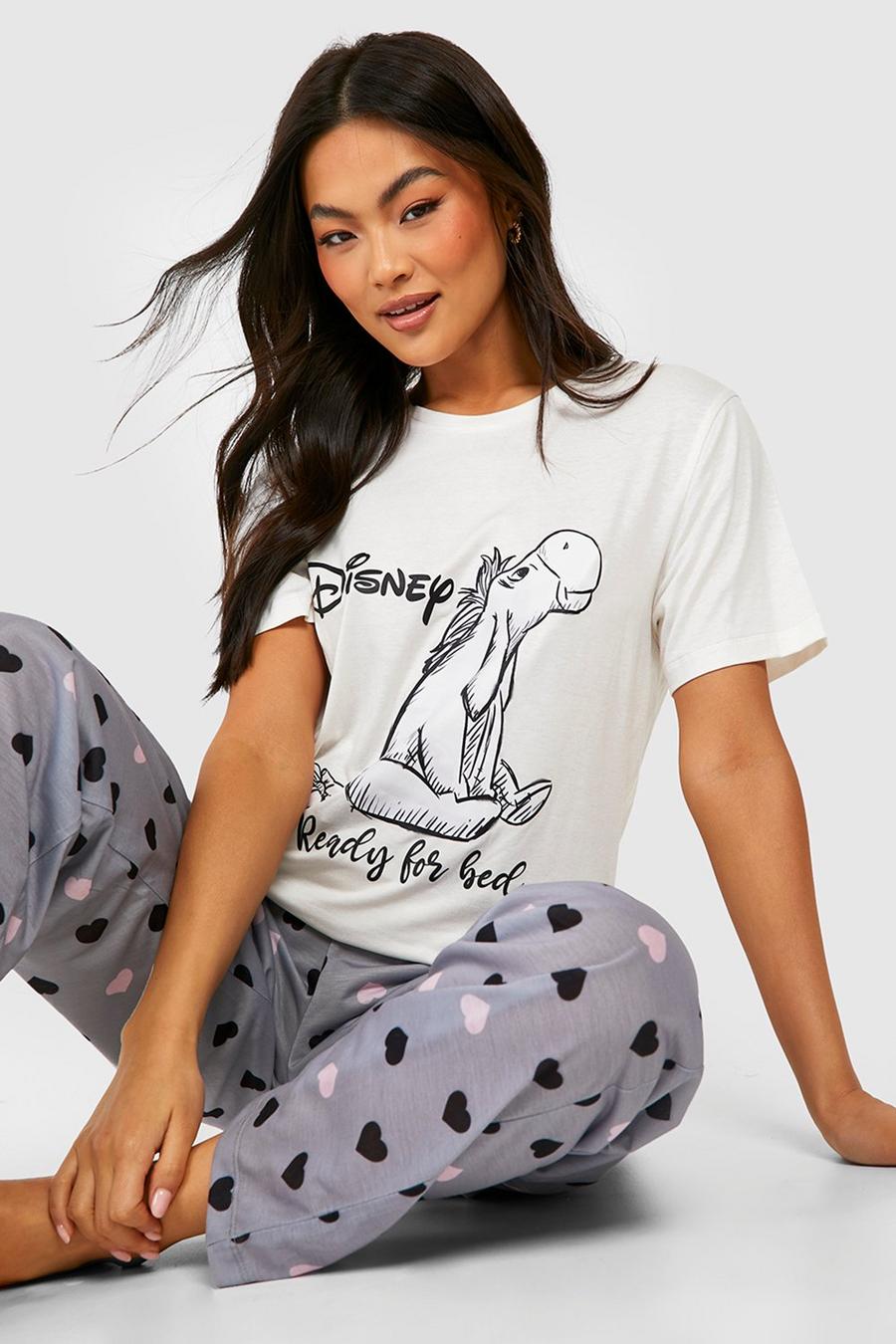 Disney Eeyore Pyjama T-Shirt & Hose, Grey gris image number 1