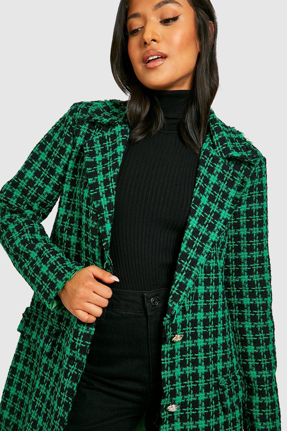 Boucle on sale longline blazer