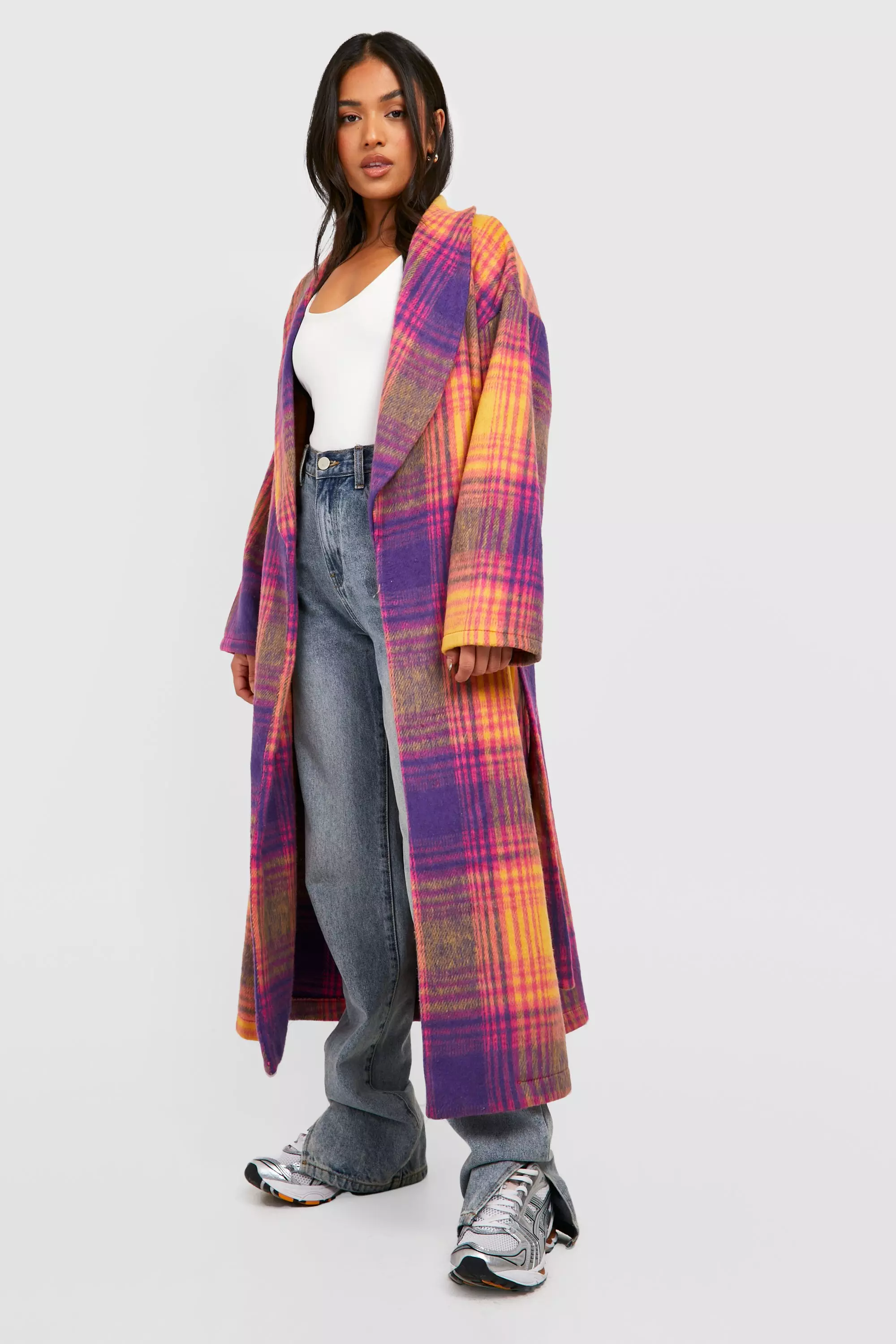 Petite 2025 tartan coat