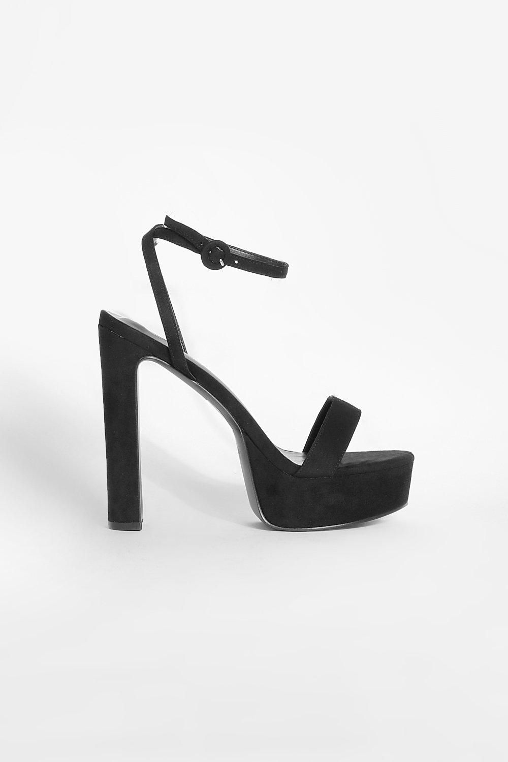 Barely there best sale platform sandals