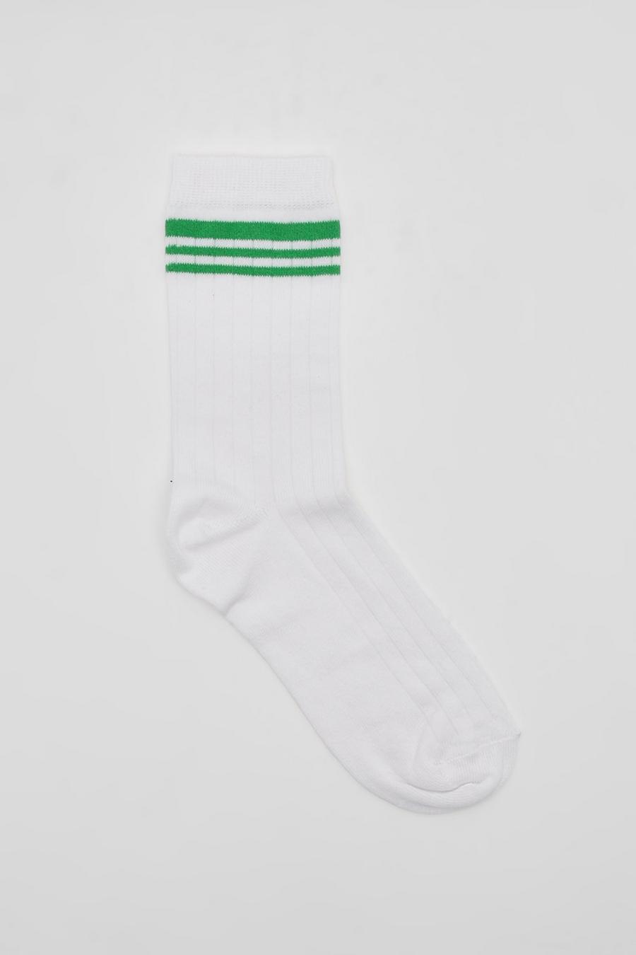 Green Stripe Sport Sock image number 1