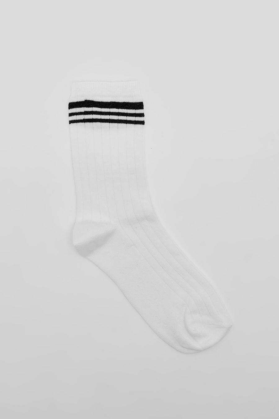 Black Stripe Sport Sock image number 1