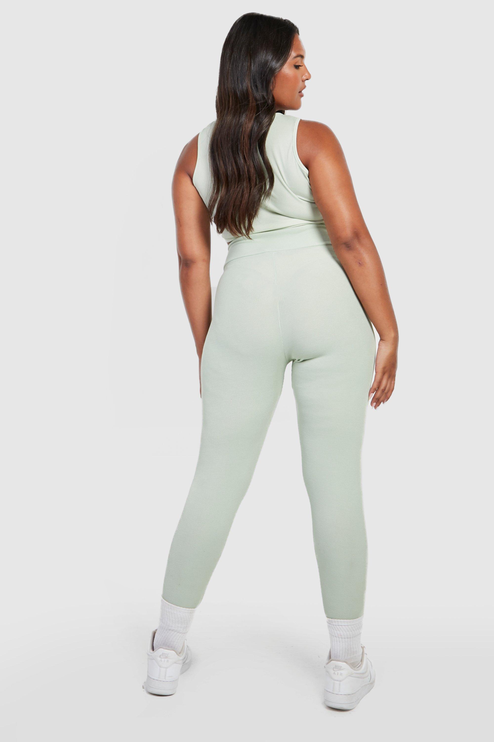 Plus Contour Rib Leggings