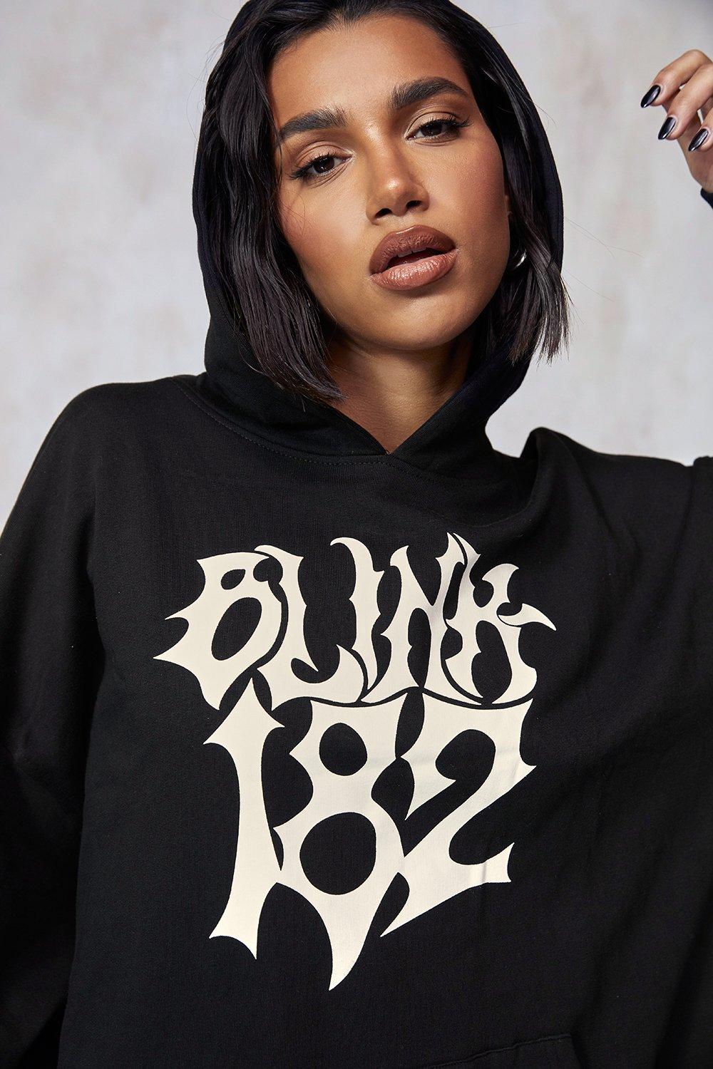 Womens Blink 182 License Hoodie | Boohoo UK