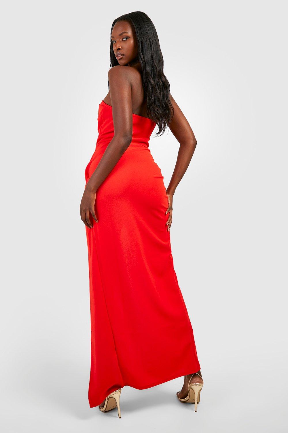 Boohoo 2025 strapless dress