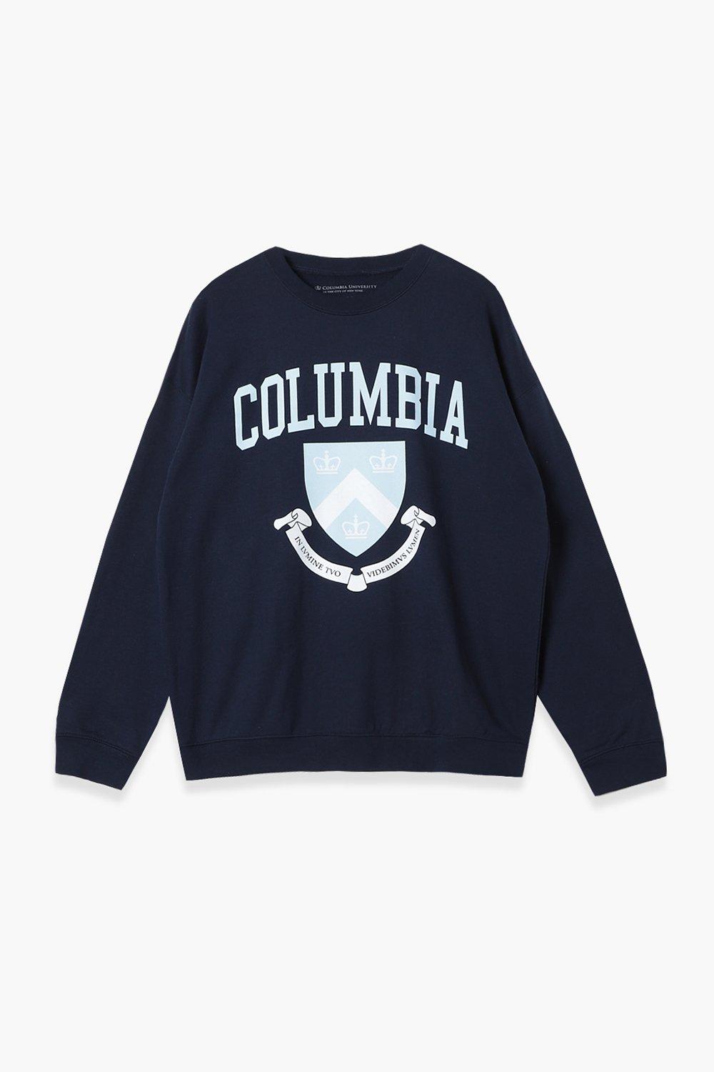 Sudadera oversize con estampado de Columbia University