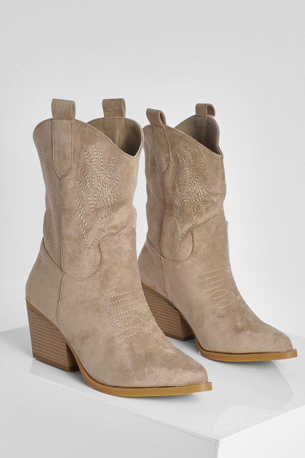 Cowboy boots boohoo online