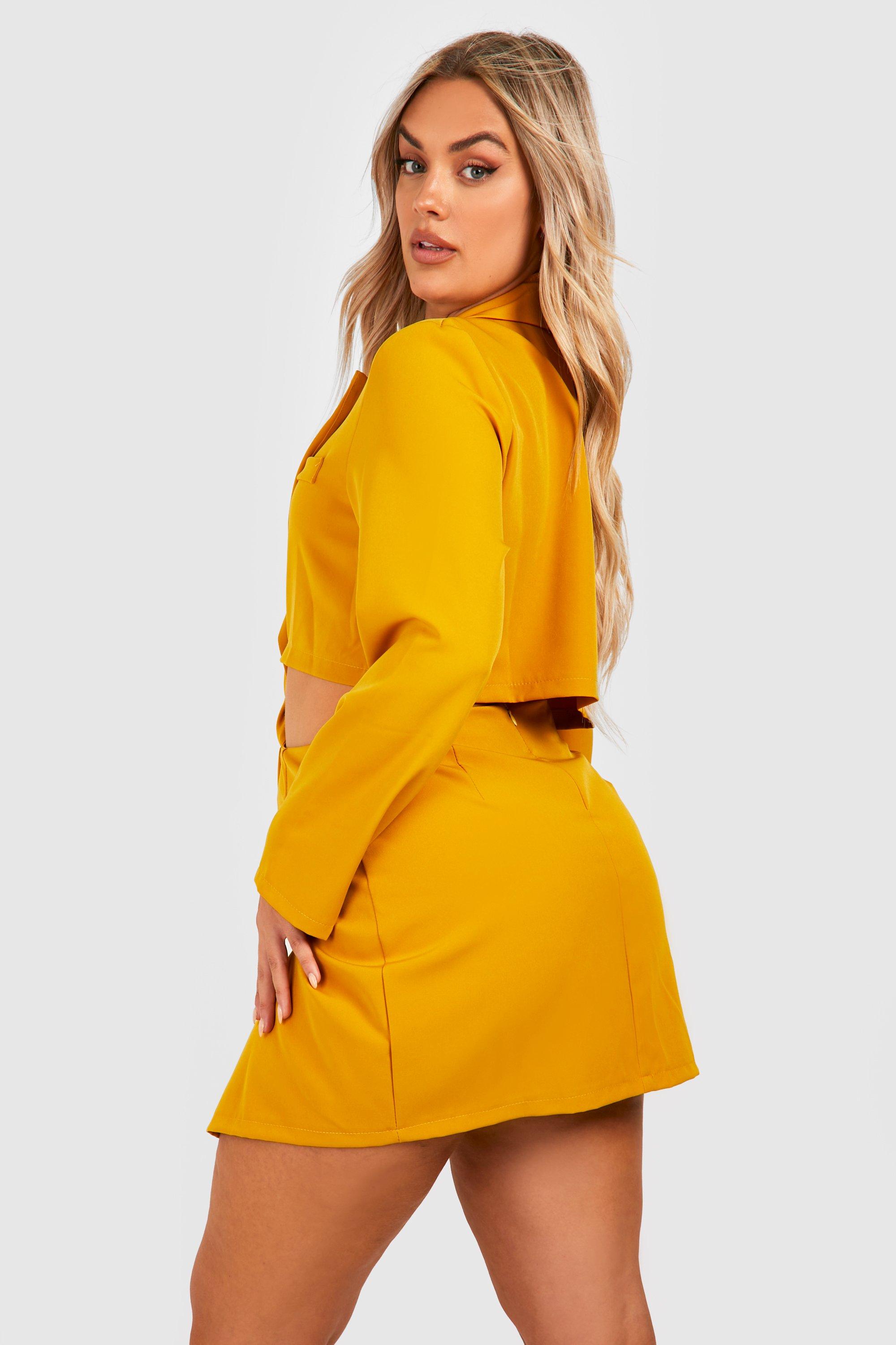 Robe best sale blazer jaune