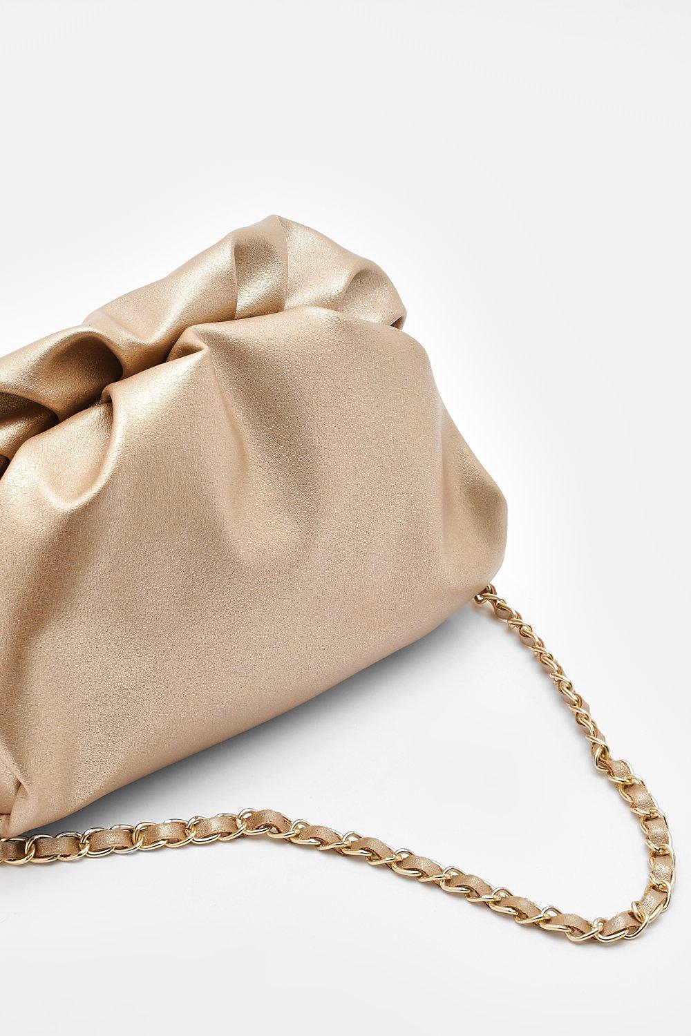 Soft gold clutch new arrivals