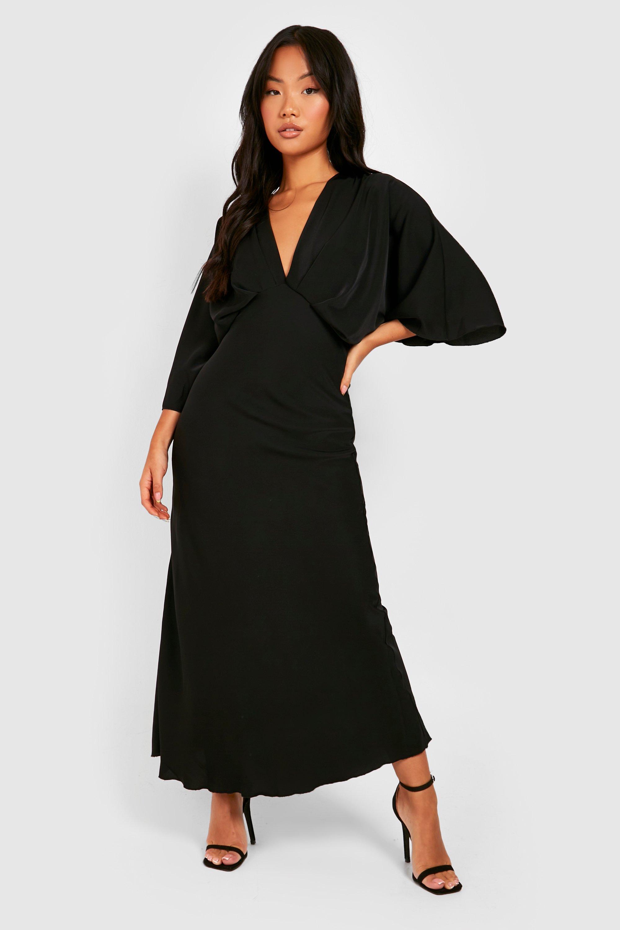 Bias cut dress with sleeves sale