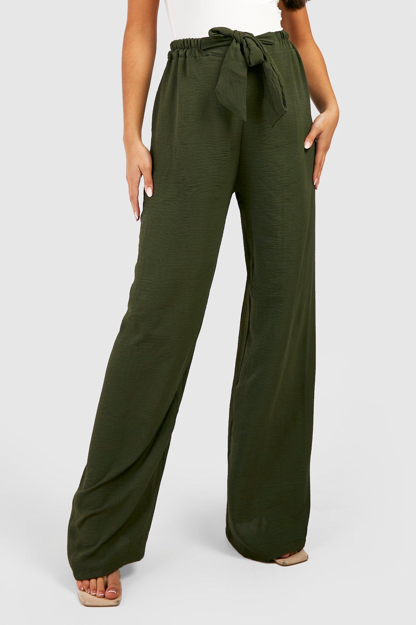Maternite Pantalon de grossesse large a ceinture boohoo FR
