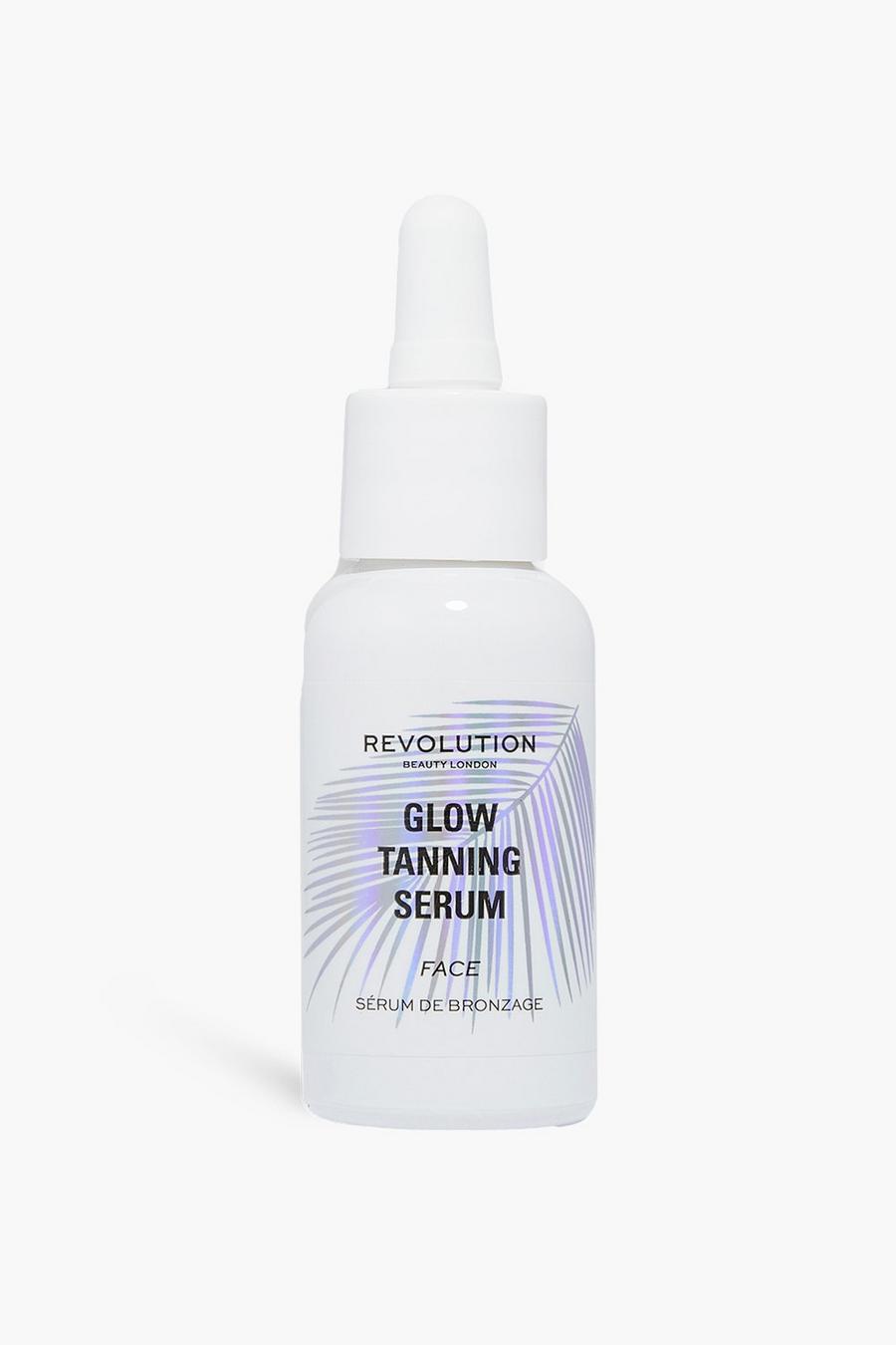 Clear transparent Revolution Beauty Glowing Face Tan Serum med SPF30 image number 1