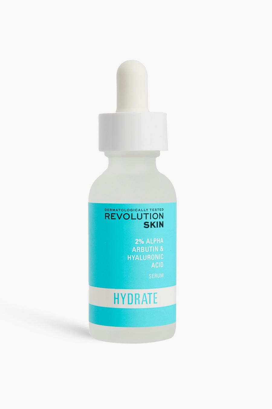 Revolution Skincare - Siero viso idratante con 2% di Alpha Arbutin & acido ialuronico, Clear